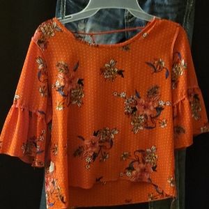 La gypsy  floral shirt